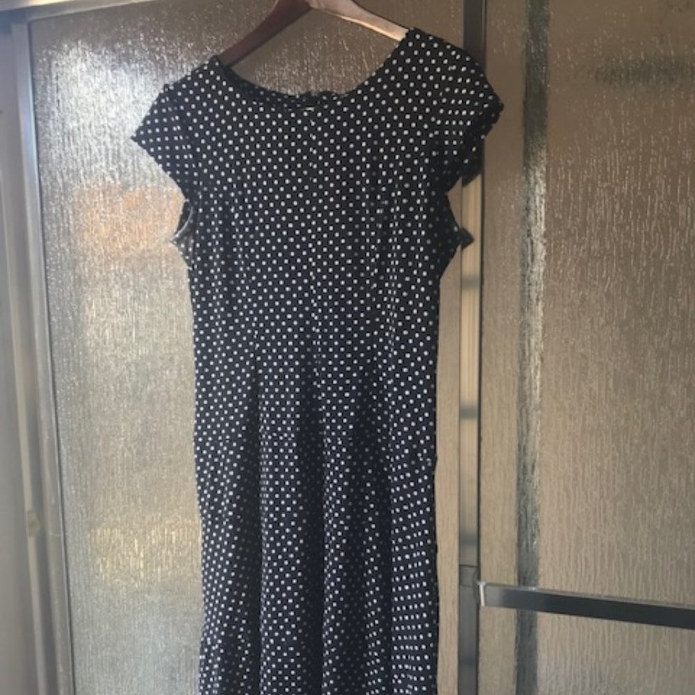 Olivia Mathews Polka dot swing dress size 12